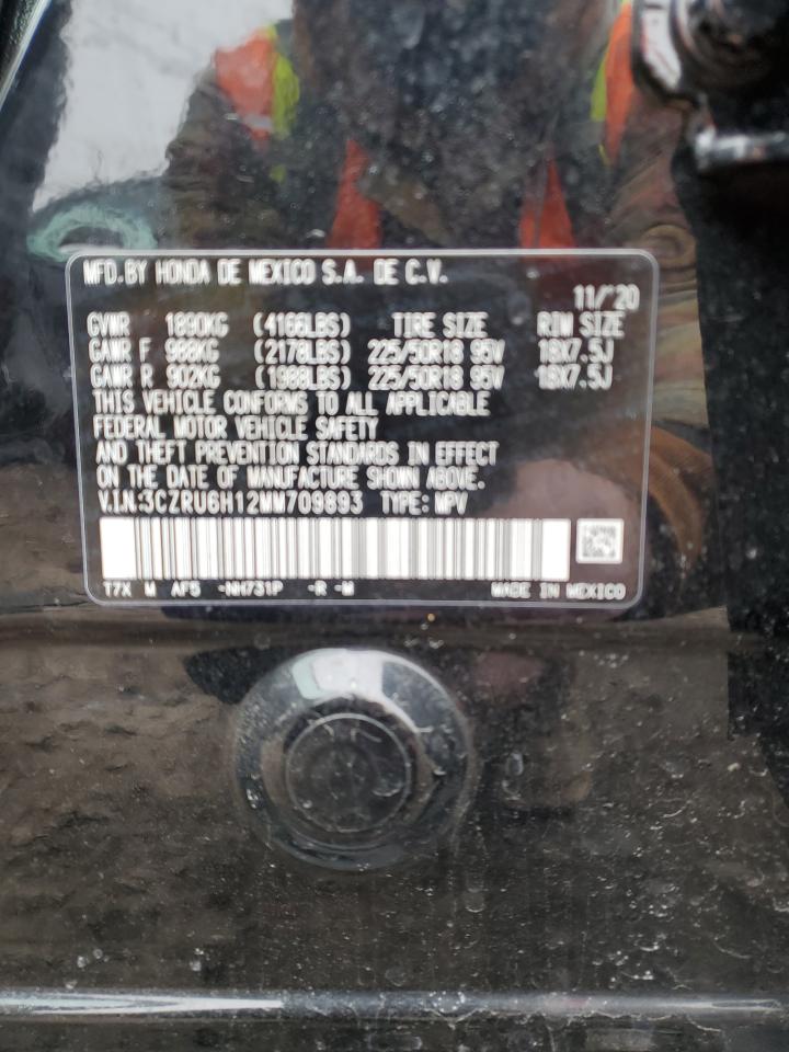 3CZRU6H12MM709893 HONDA HR-V 2021
