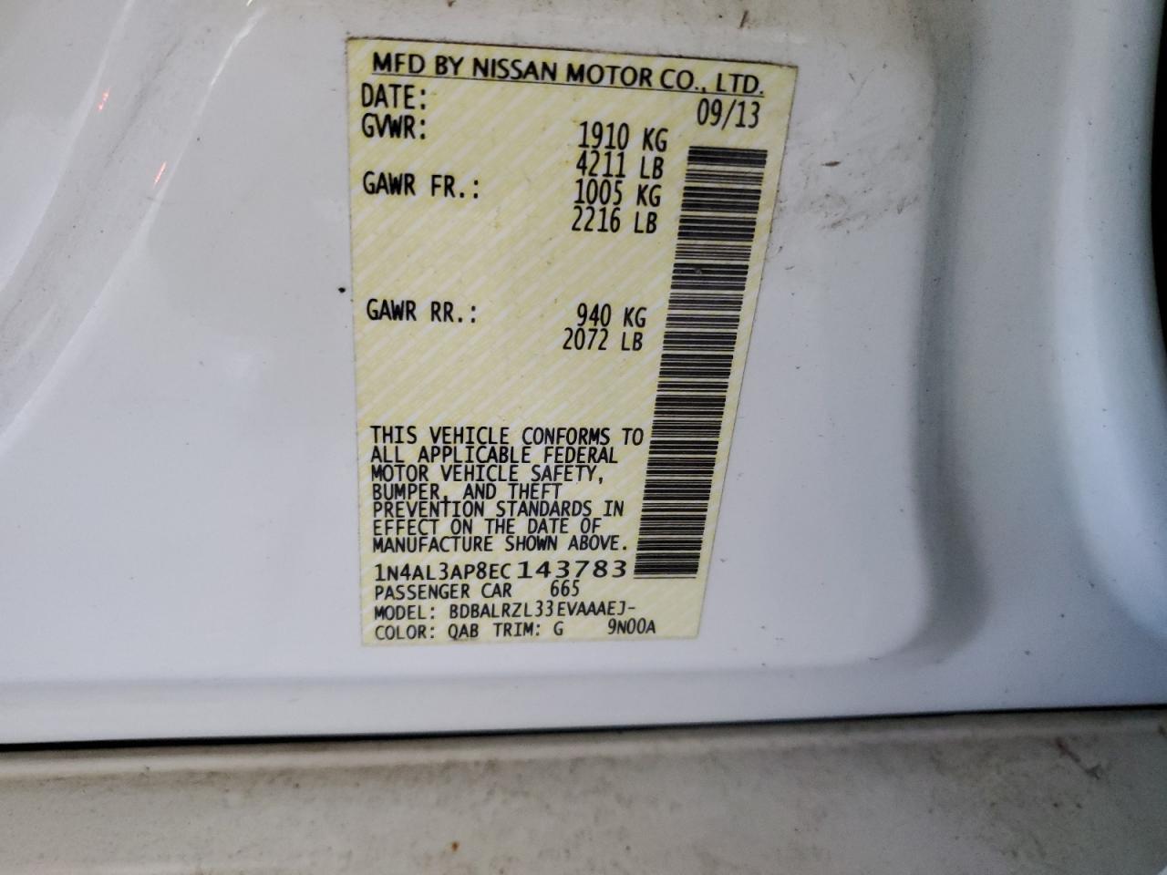 2014 Nissan Altima - Image 12