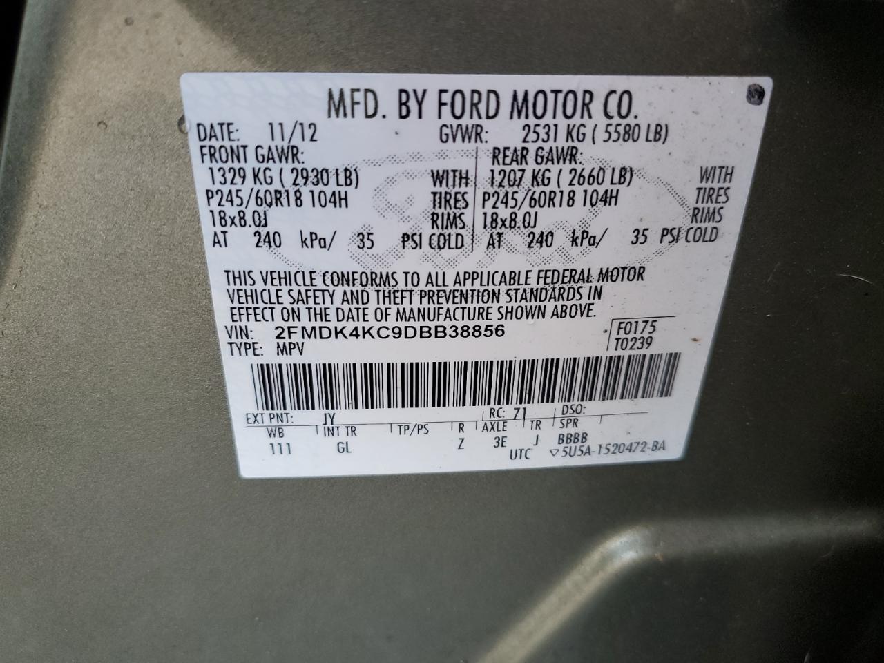 2013 Ford Edge - Image 13