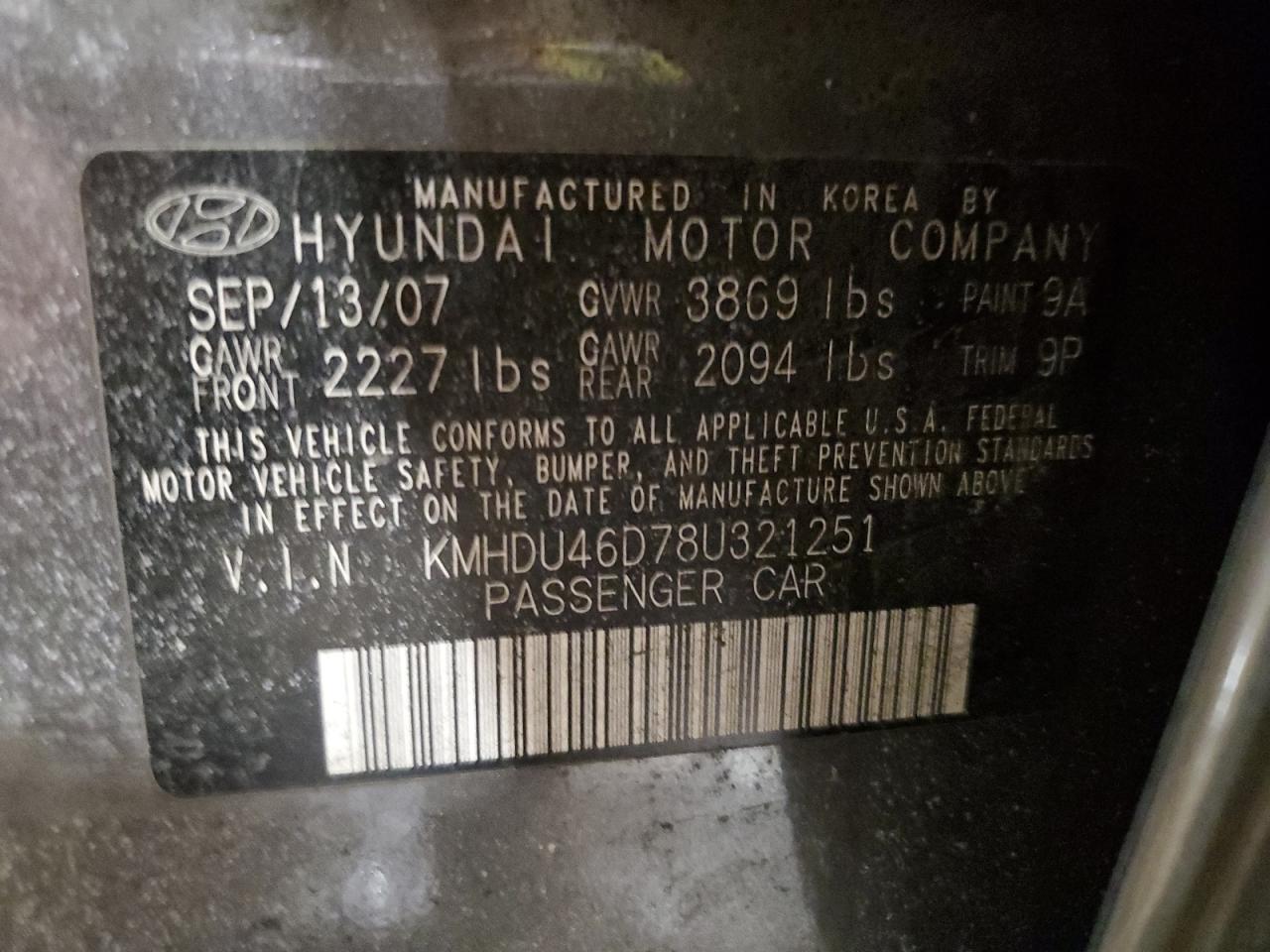2008 Hyundai Elantra - Image 12