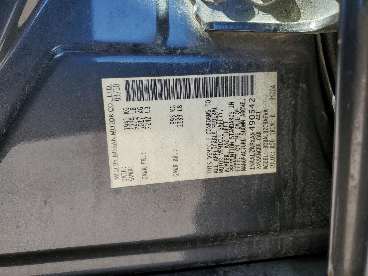 2010 Nissan Altima - Image 14