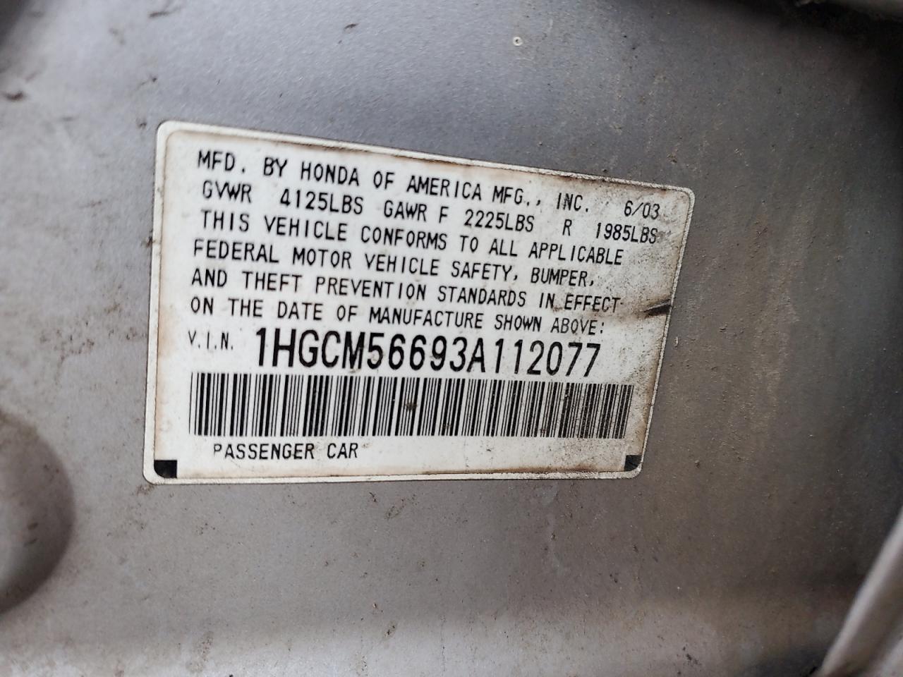 2003 Honda Accord - Image 12