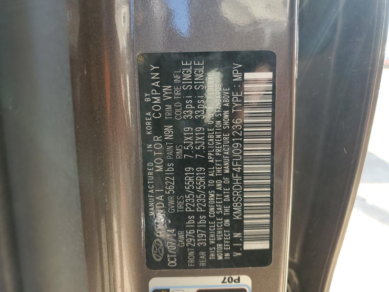 2015 Hyundai Santa Fe - Image 13