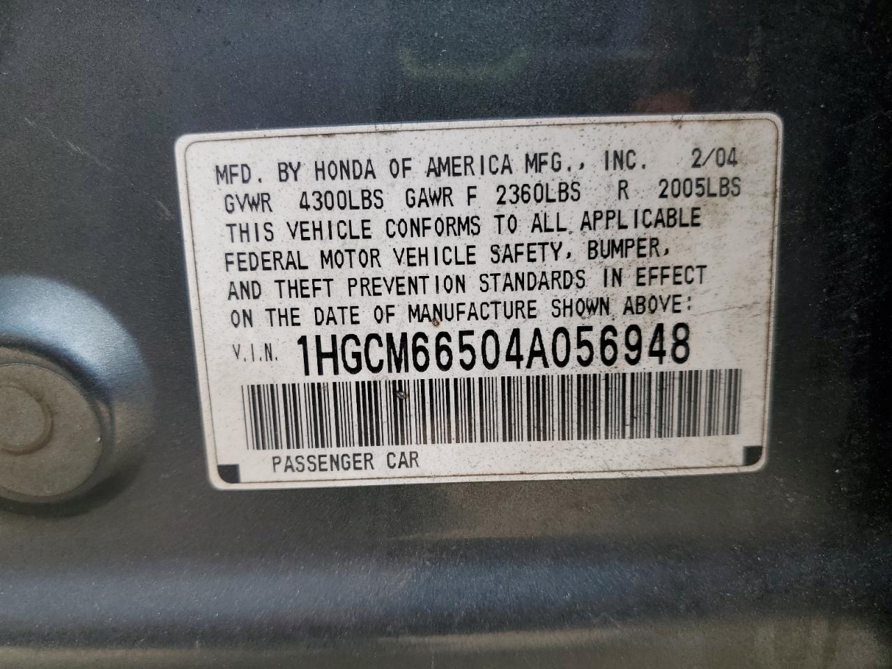 2004 Honda Accord - Image 13