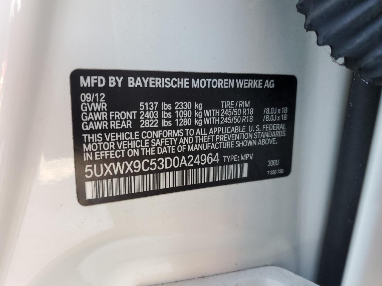 2013 BMW X3 - Image 13