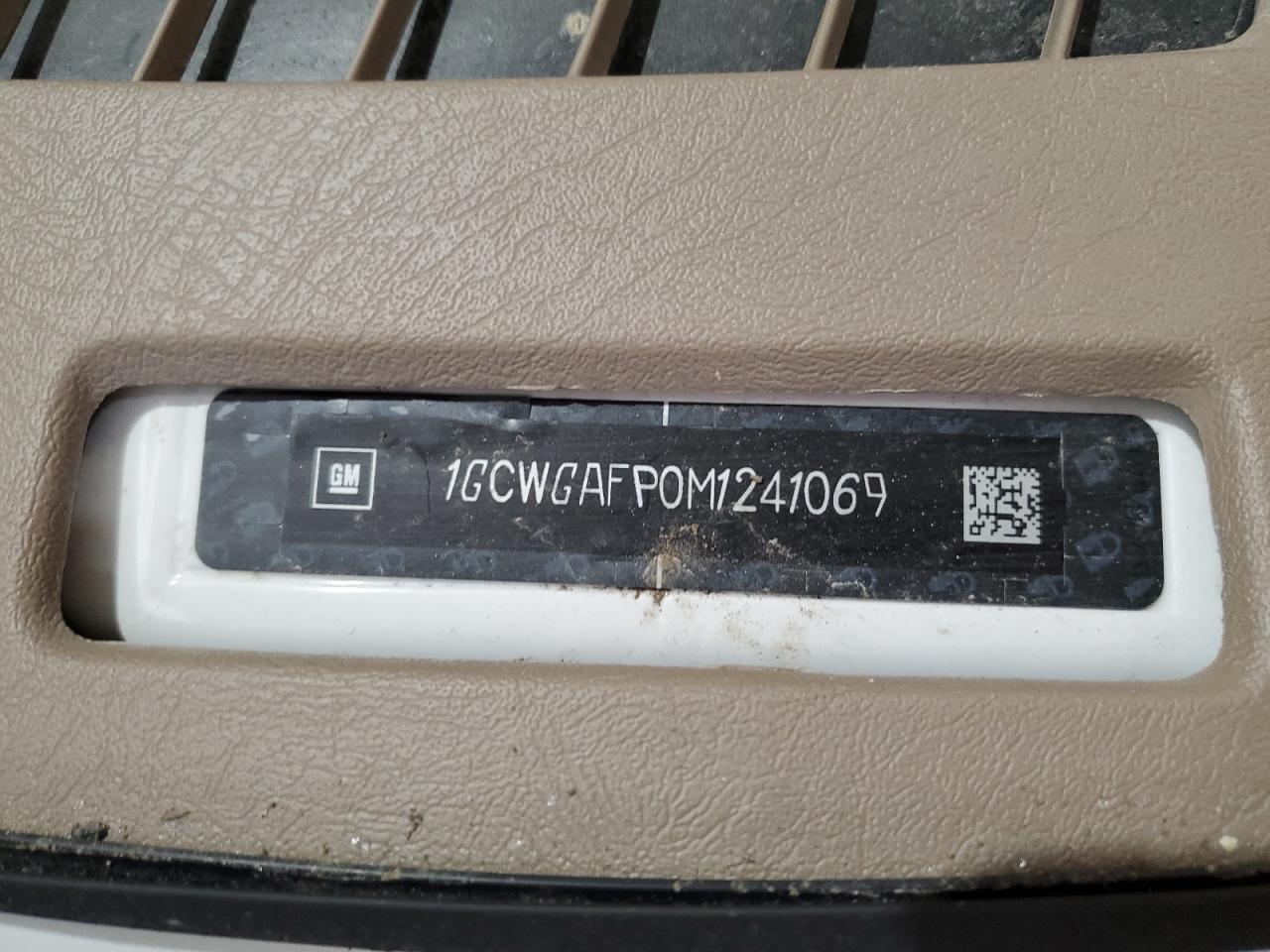 1GCWGAFP0M1241069 CHEVROLET EXPRESS 2021