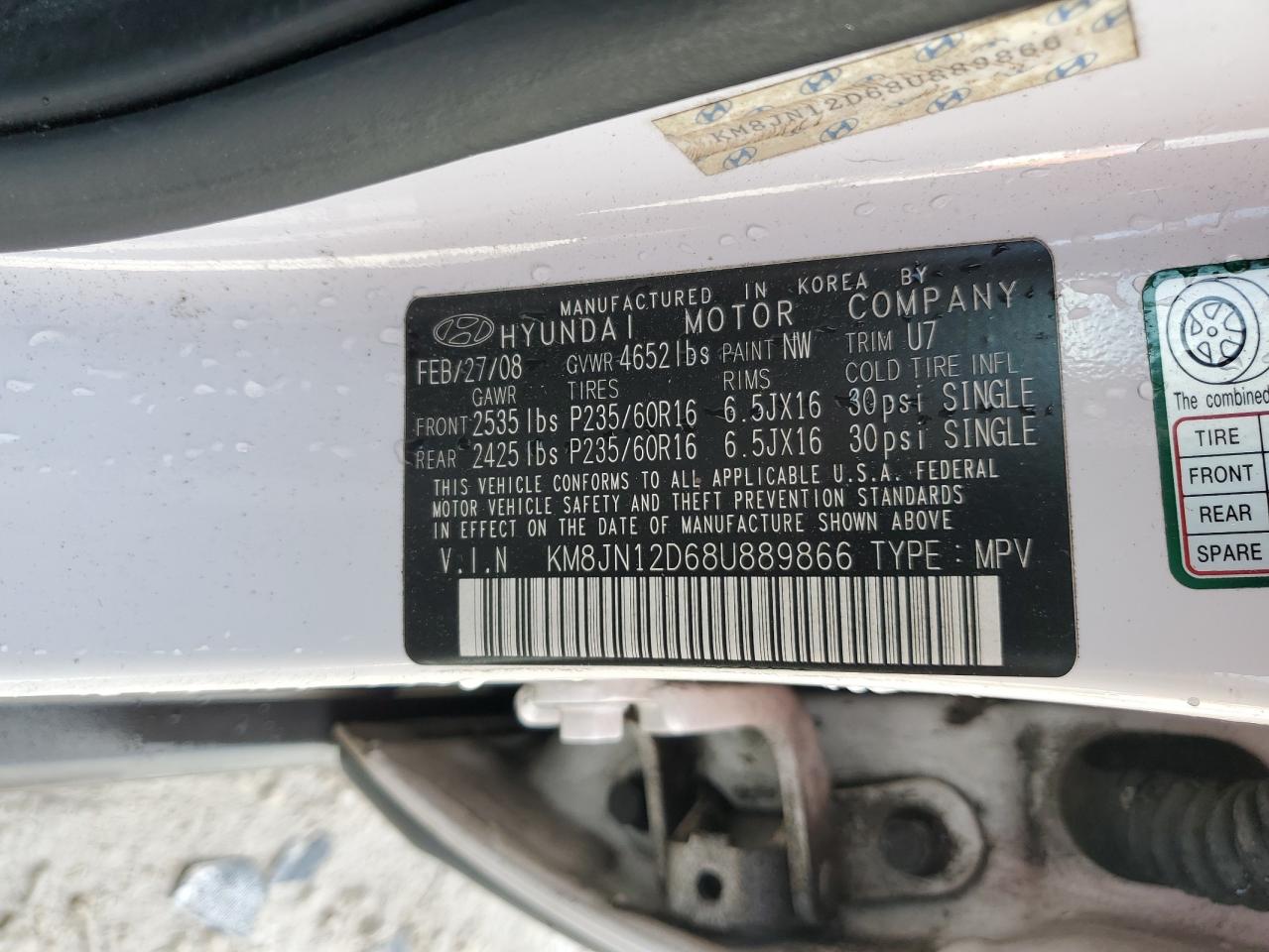 2008 Hyundai Tucson - Image 13
