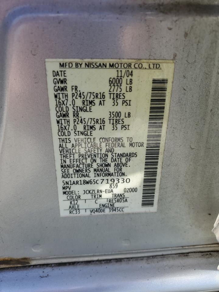 2005 Nissan Pathfinder - Image 14