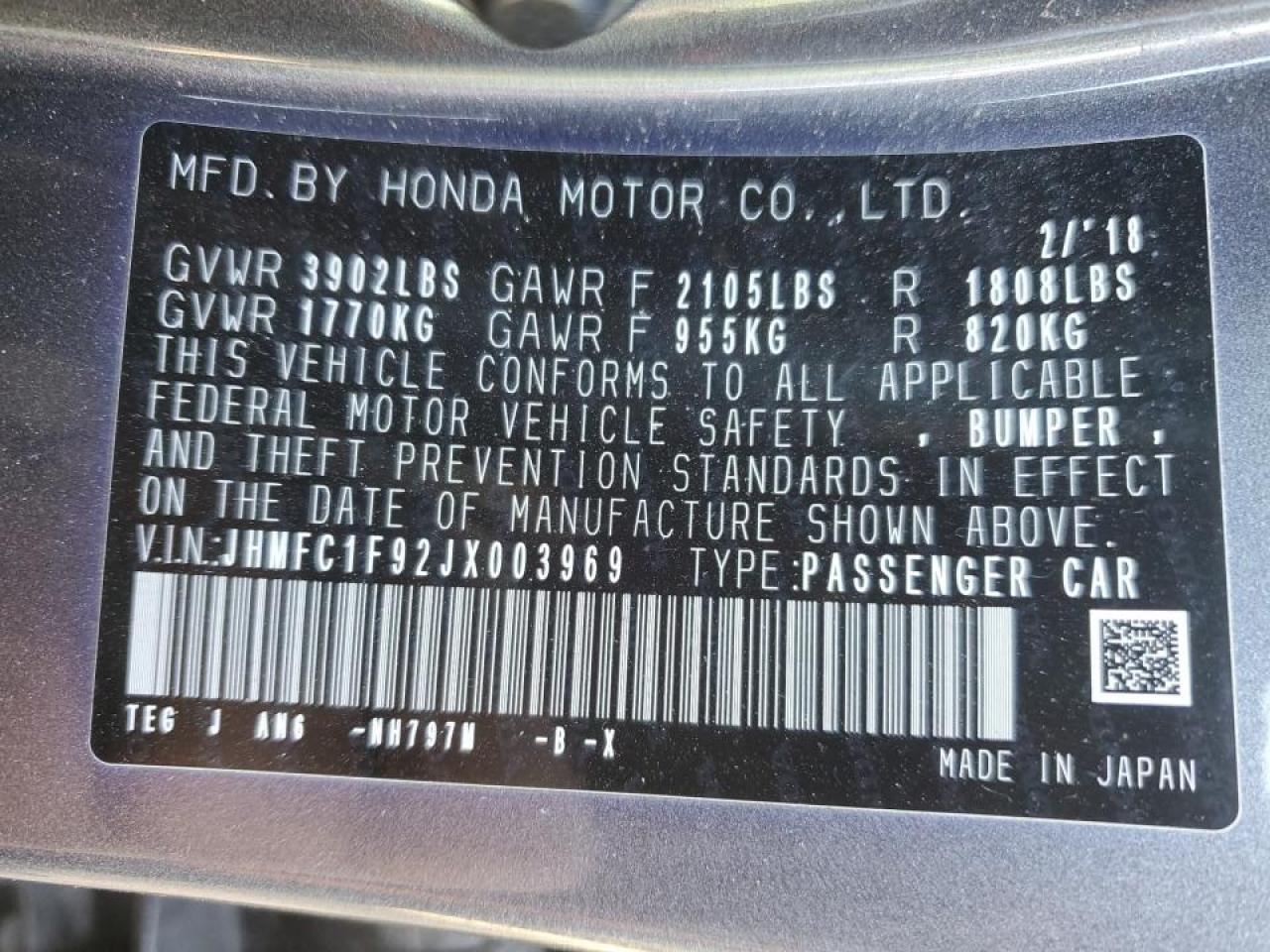 2018 Honda Civic - Image 12