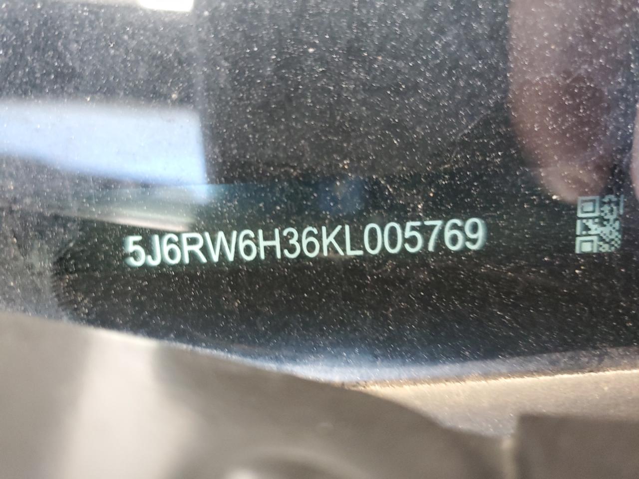 5J6RW6H36KL005769 HONDA CRV 2019