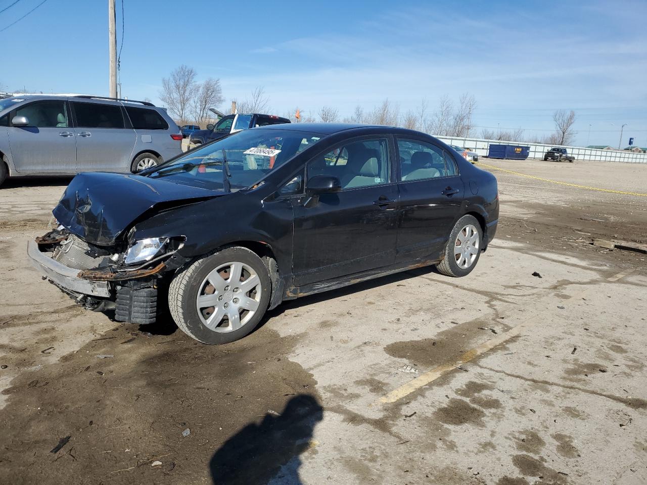 2008 Honda Civic Lx للبيع في Pekin، IL - Front End