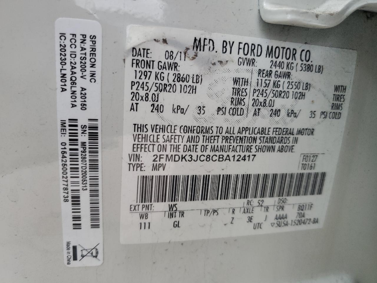 2012 Ford Edge - Image 13