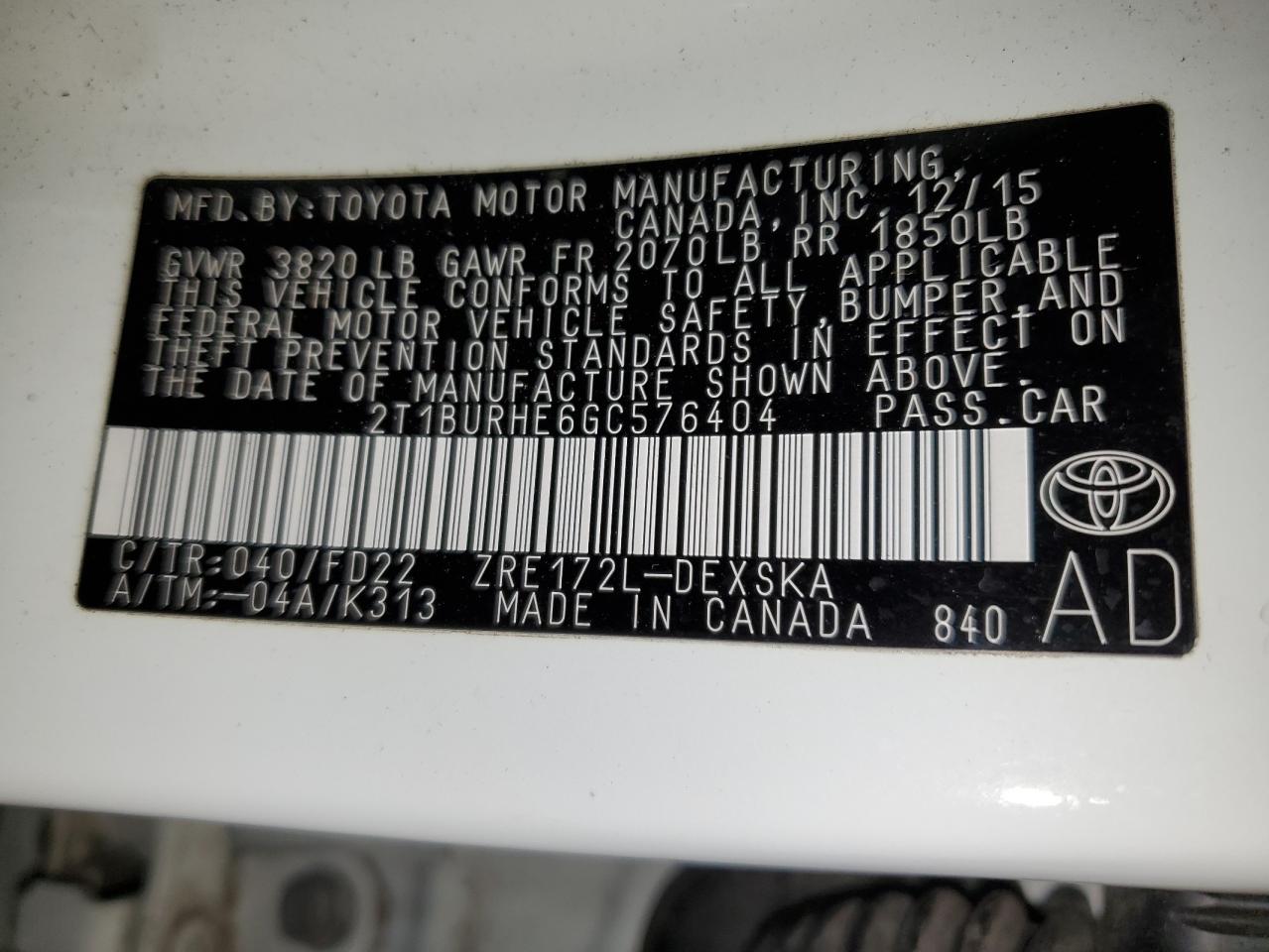 2016 Toyota Corolla - Image 14