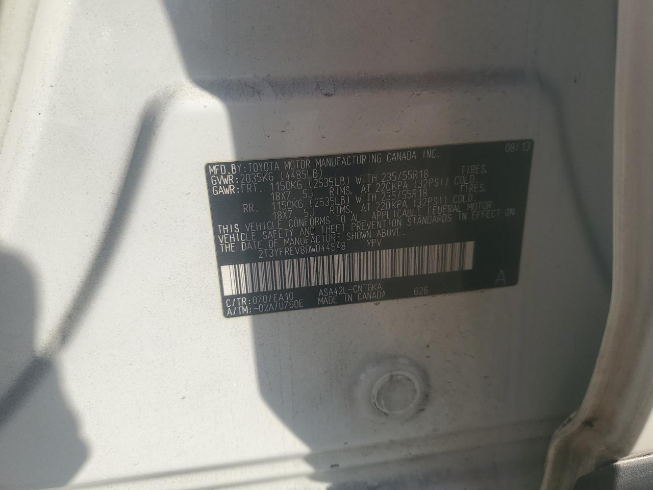 2013 Toyota RAV 4 - Image 13