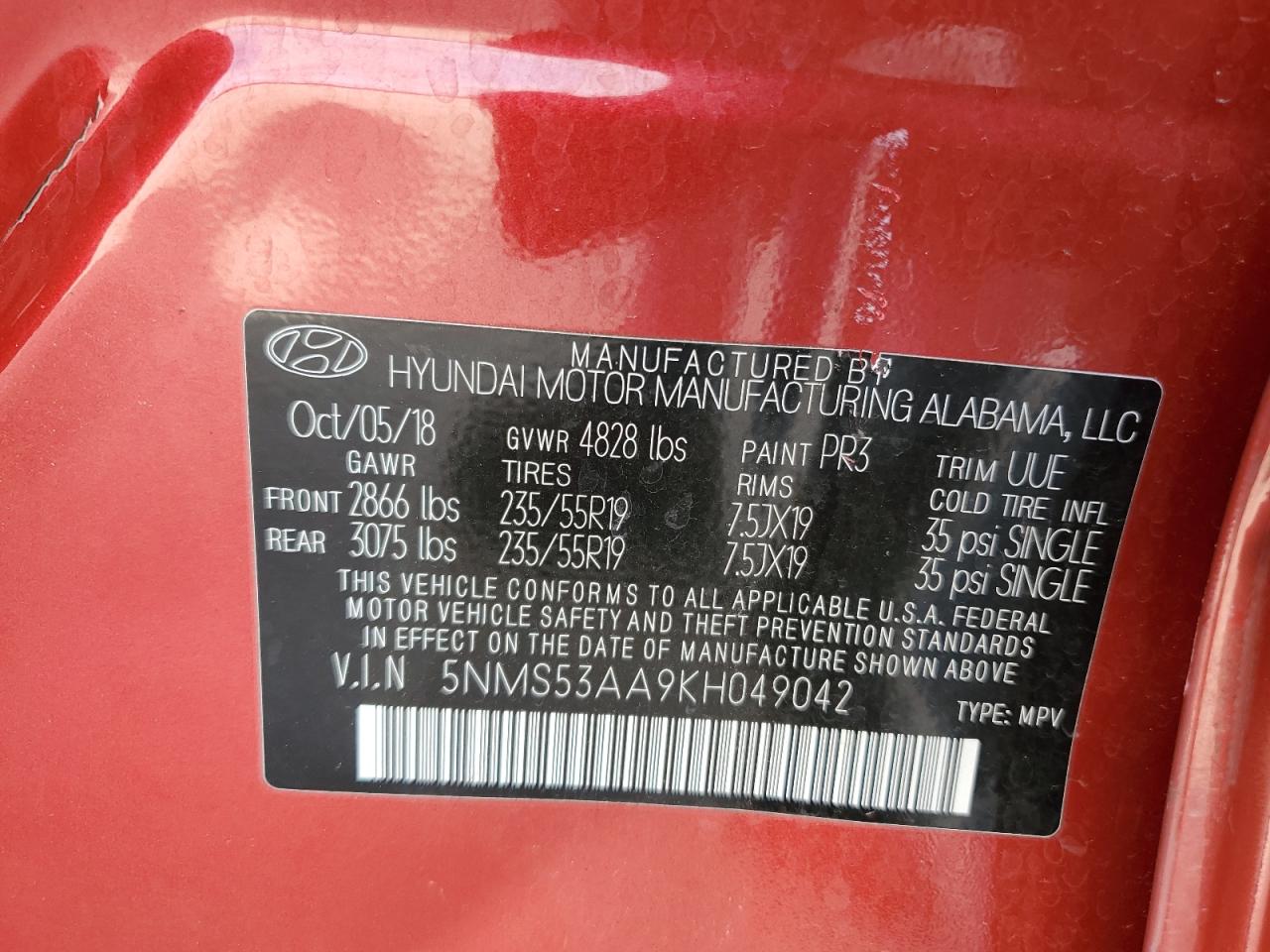 2019 Hyundai Santa Fe - Image 14