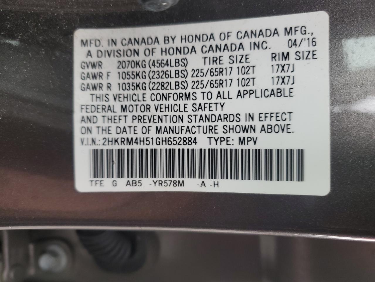2016 Honda CR-V - Image 14