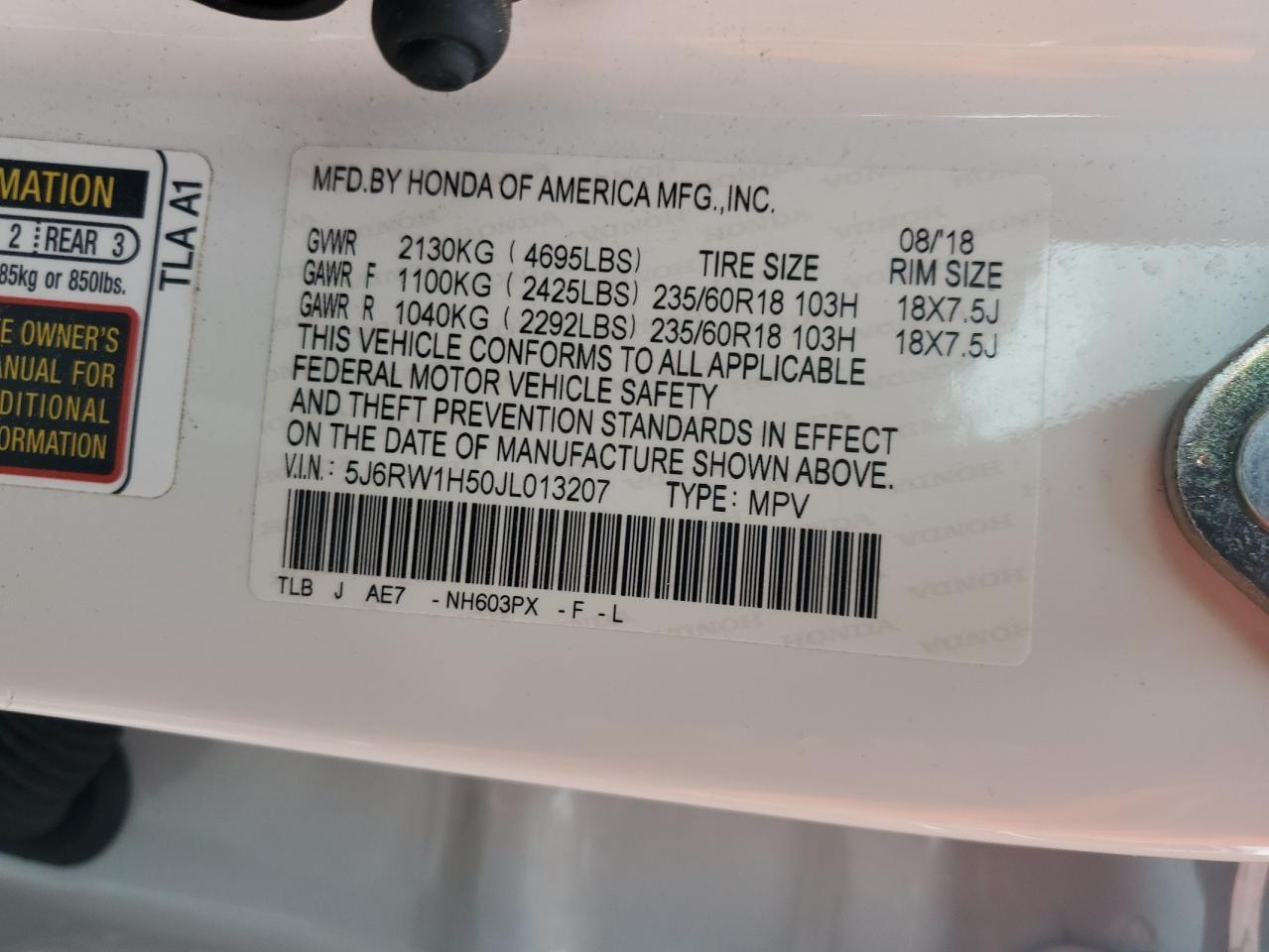 2018 Honda CR-V - Image 13