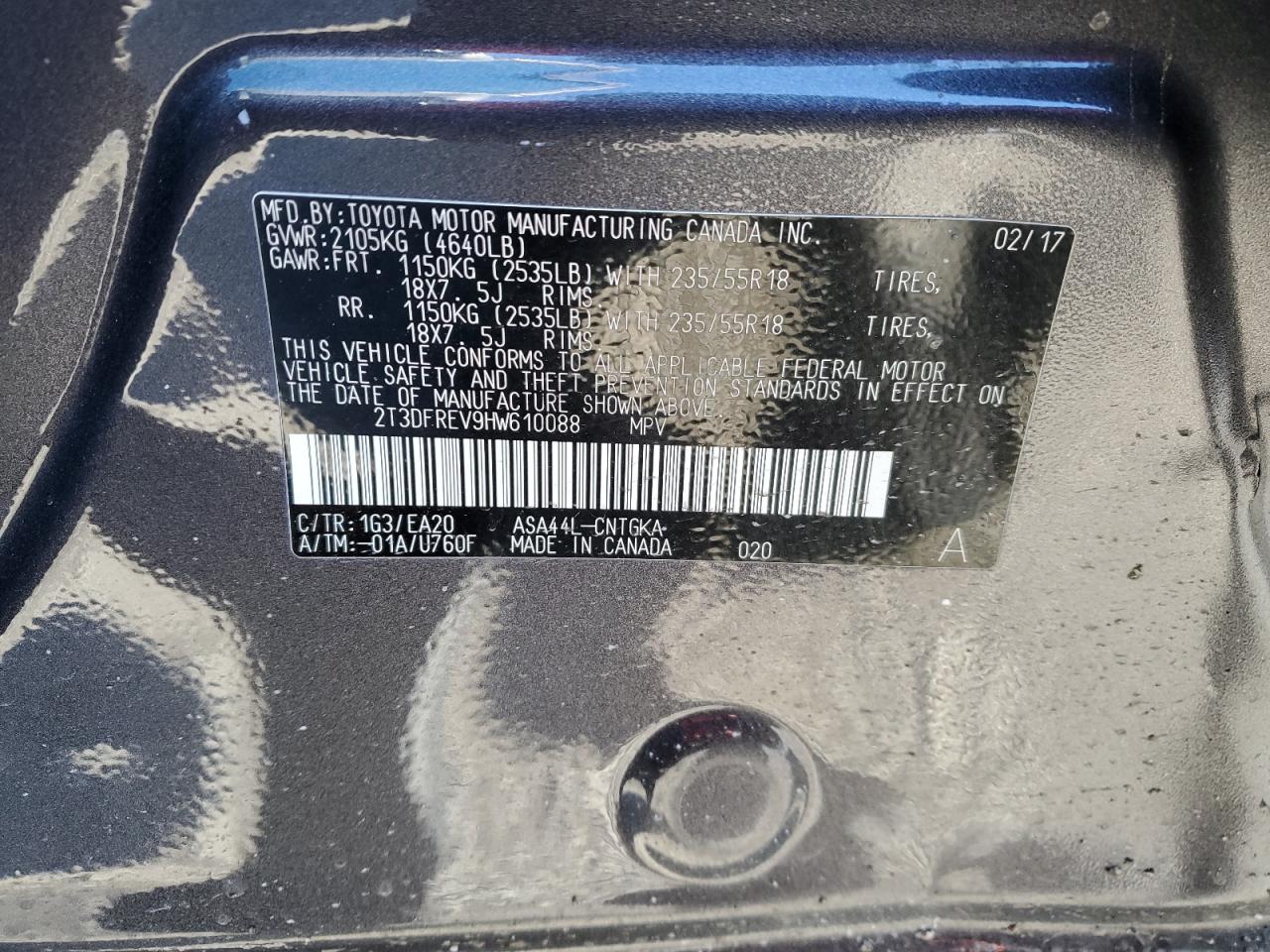 2017 Toyota RAV 4 - Image 13