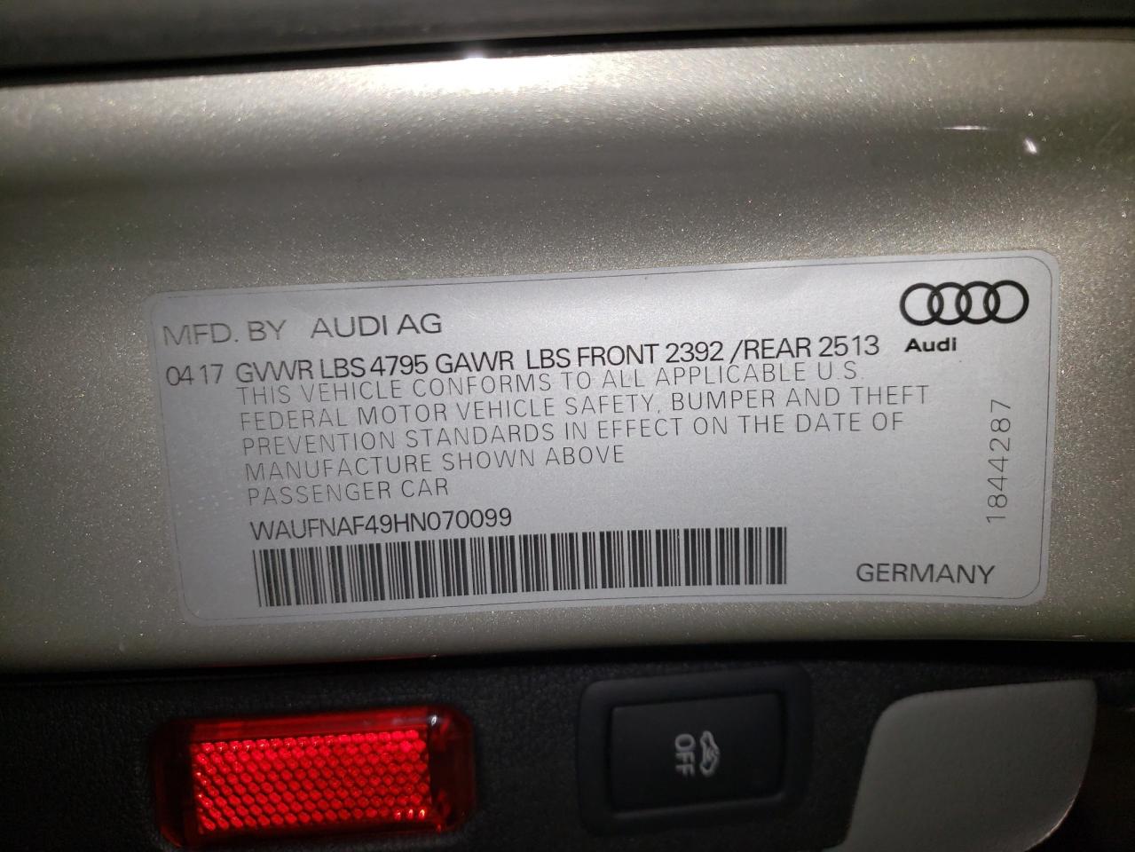 2017 Audi A4 - Image 12