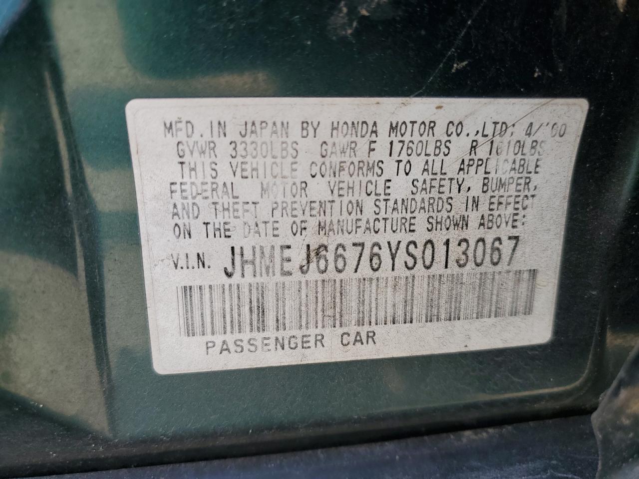 2000 Honda Civic - Image 15