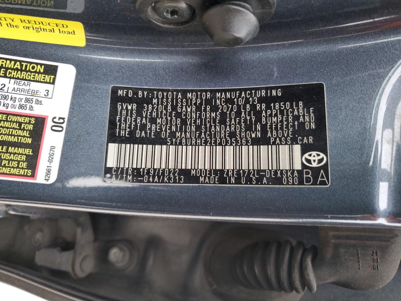 2014 Toyota Corolla - Image 12