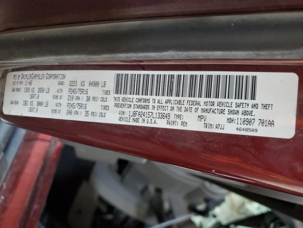 2007 Jeep Wrangler - Image 12
