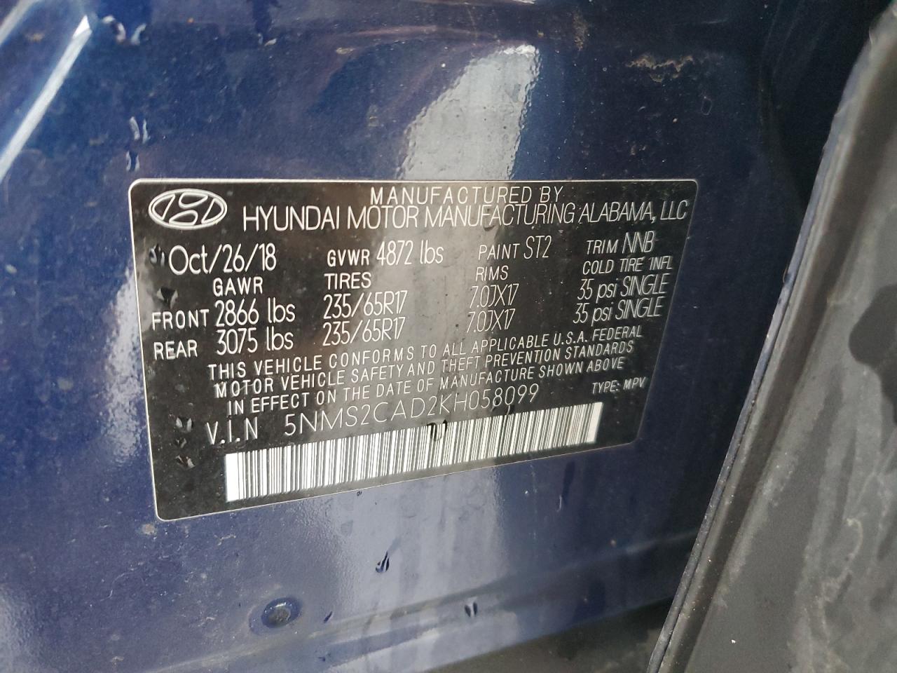 2019 Hyundai Santa Fe - Image 14