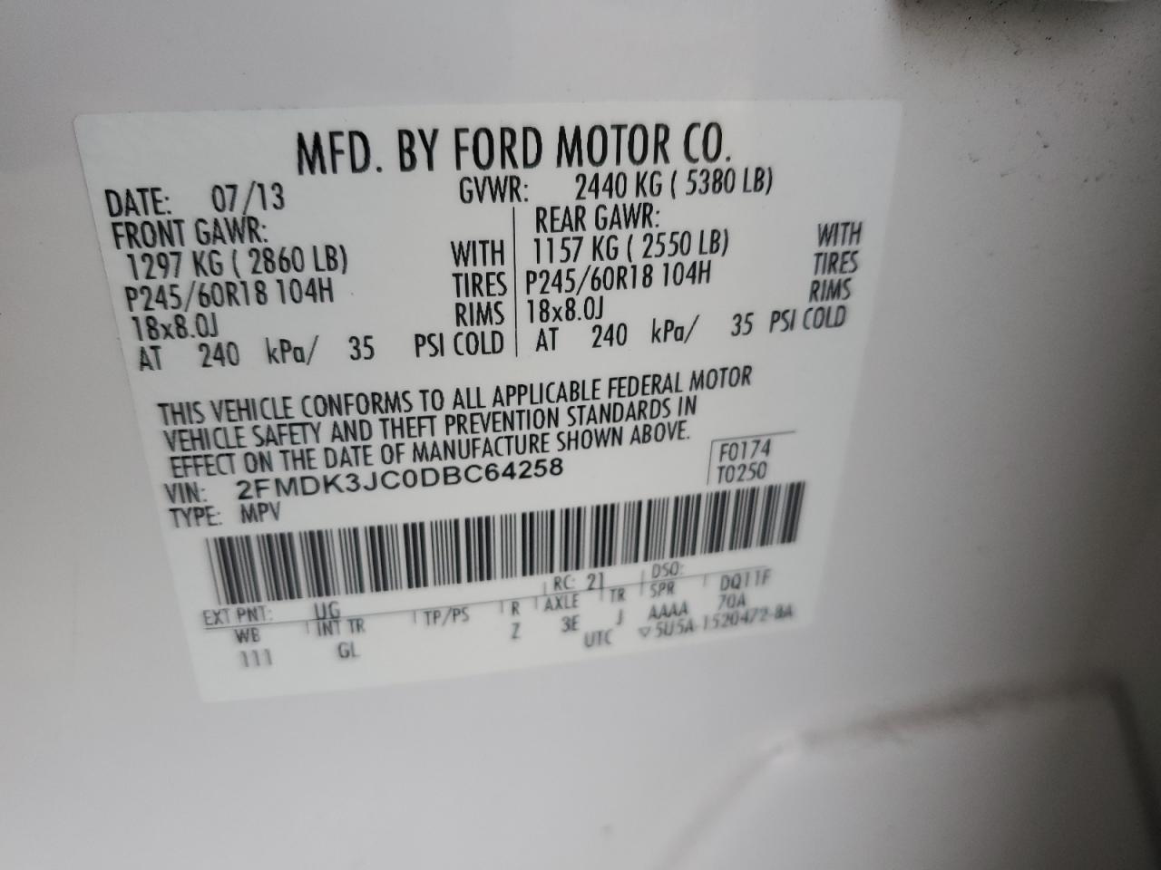 2013 Ford Edge - Image 12