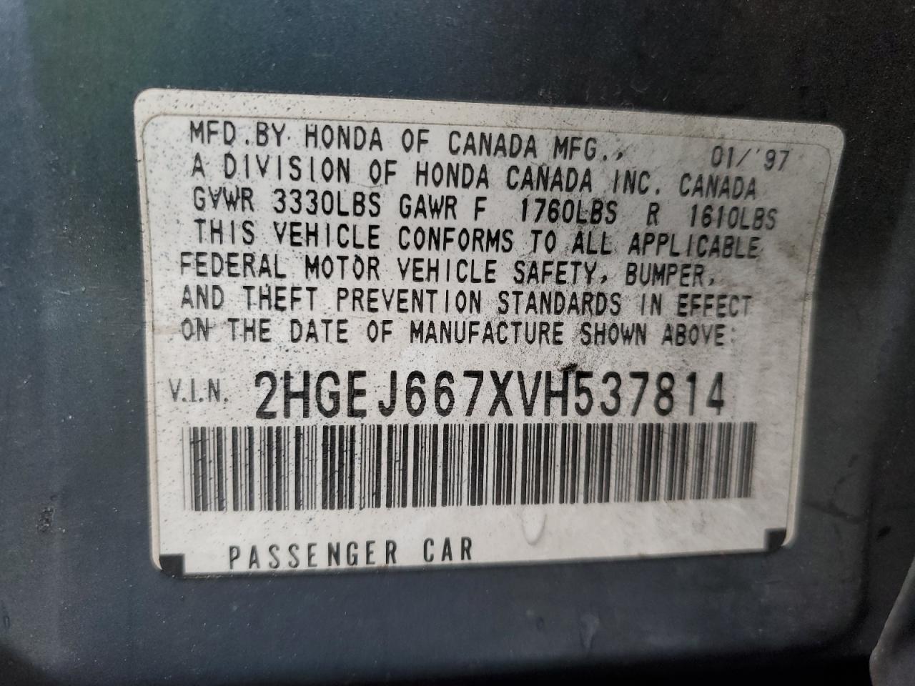 1997 Honda Civic - Image 12