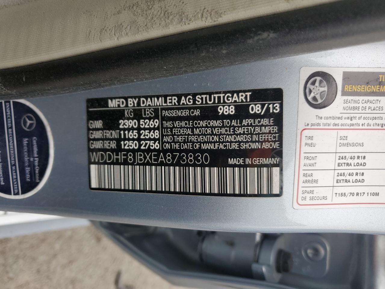 2014 Mercedes-Benz E-klasse - Image 12