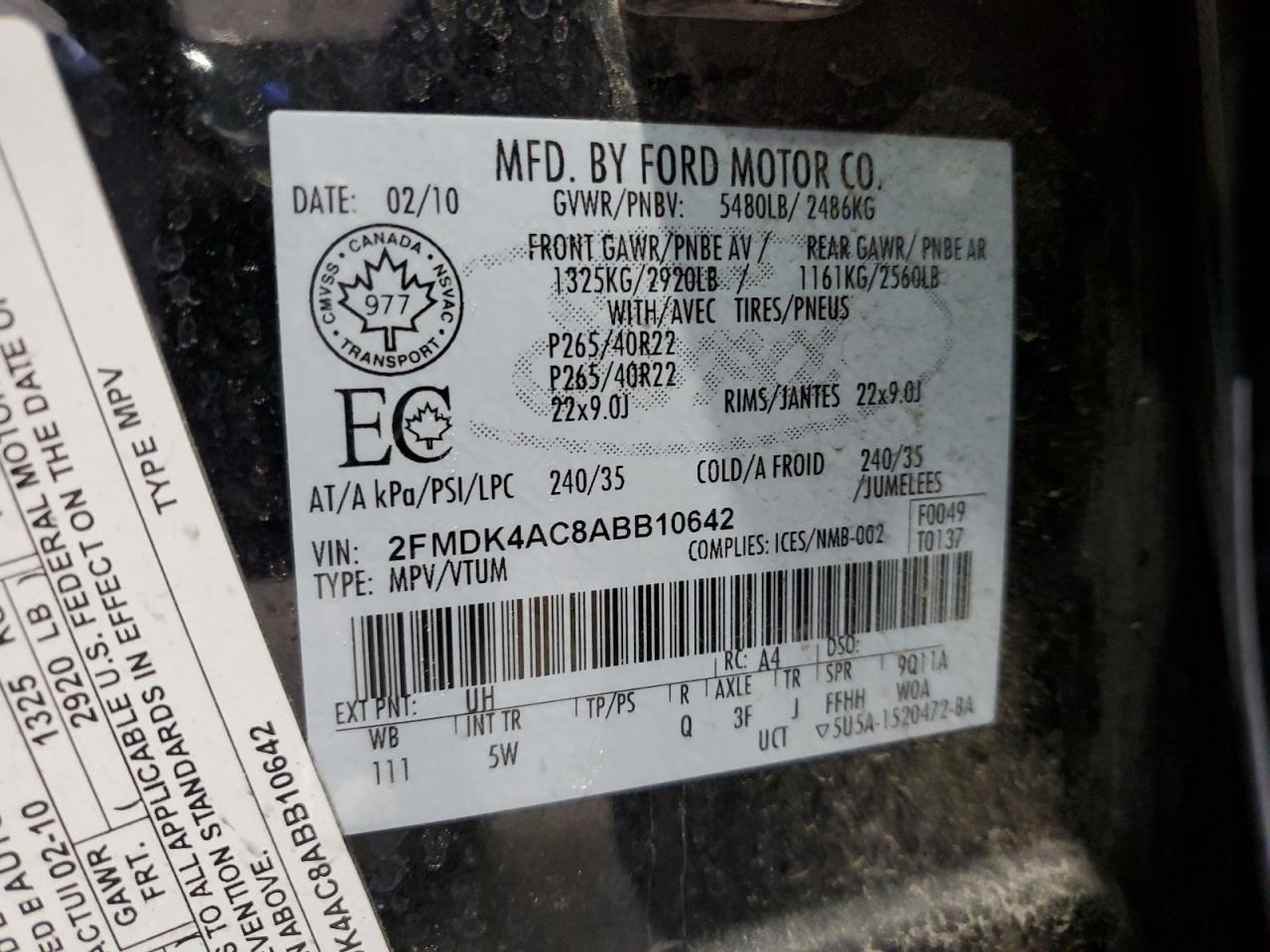 2010 Ford Edge - Image 13