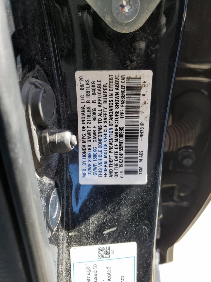 19XZE4F55ME000995 HONDA INSIGHT 2021