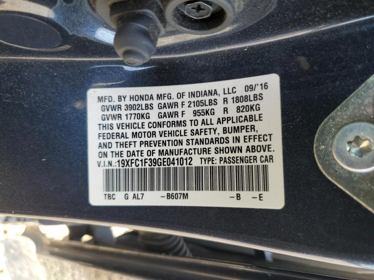 2016 Honda Civic - Image 15