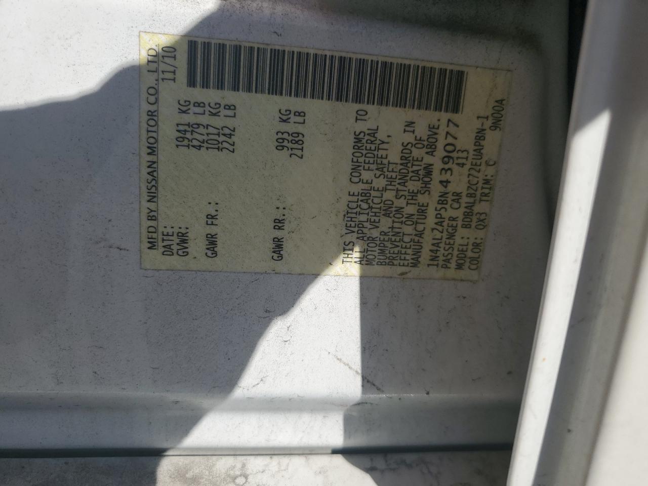 2011 Nissan Altima - Image 15