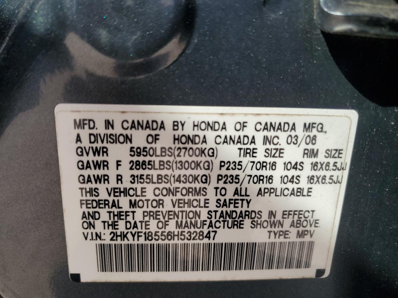 2006 Honda Pilot - Image 13