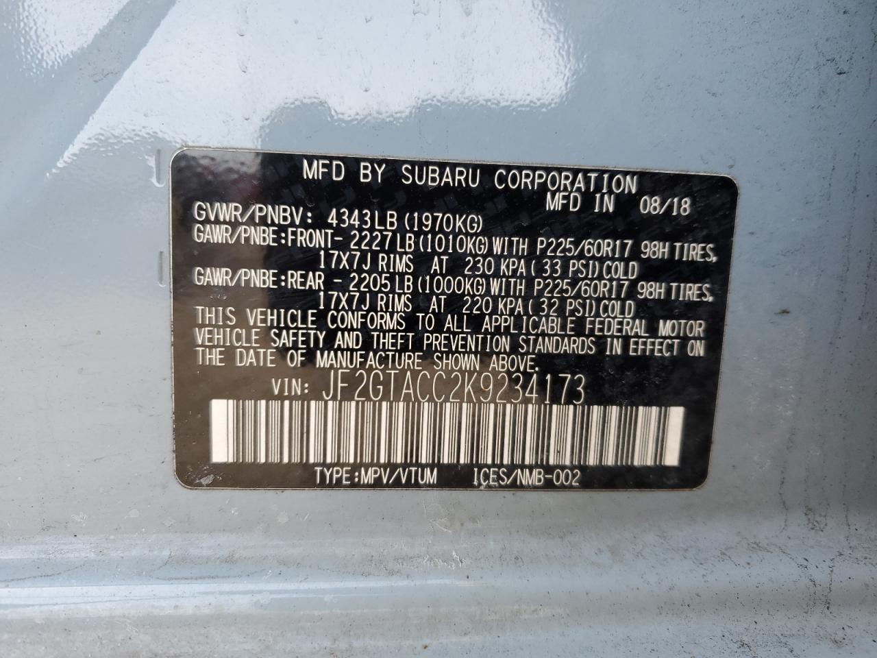 2019 Subaru XV - Image 14