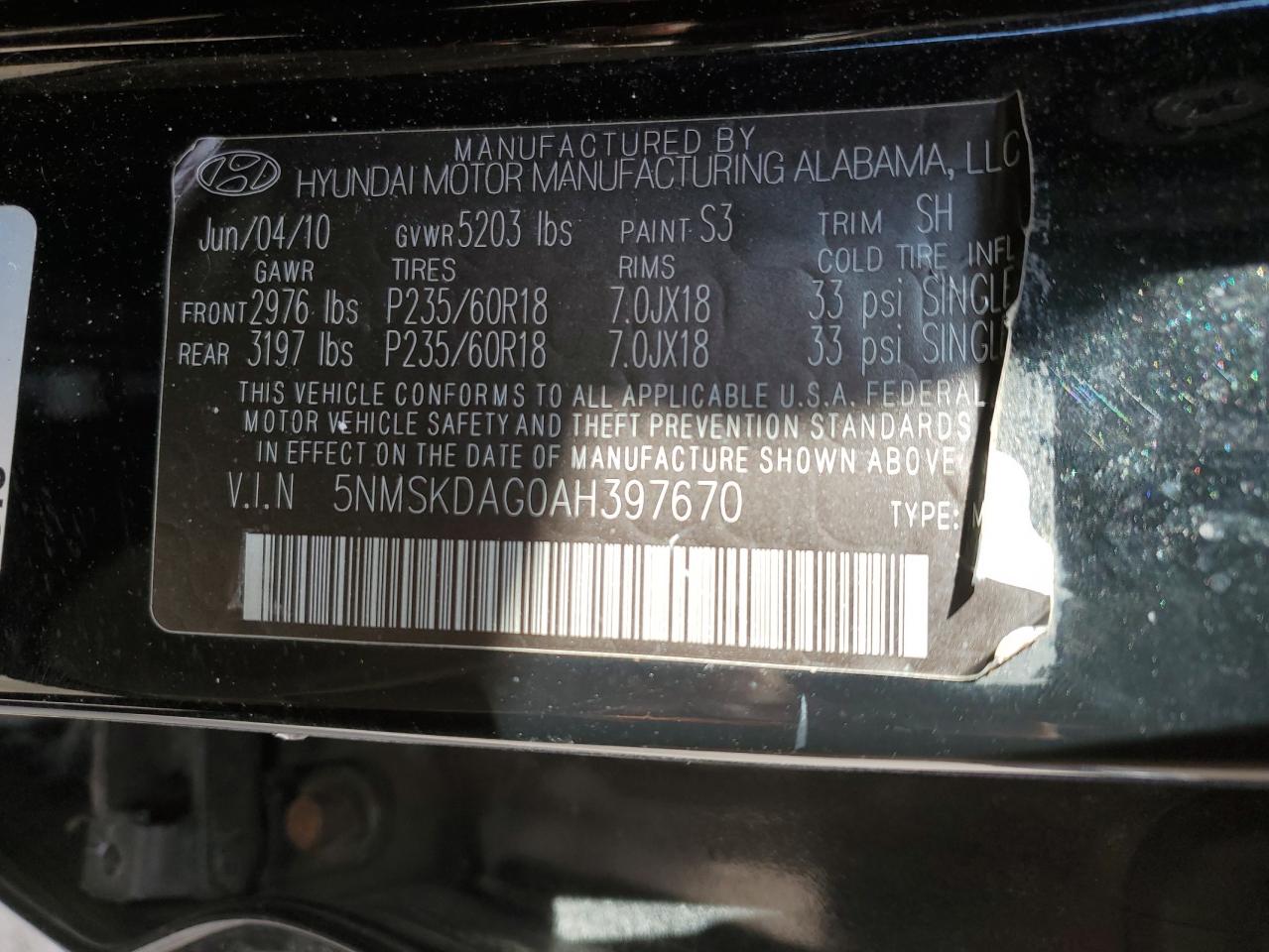 2010 Hyundai Santa Fe - Image 13