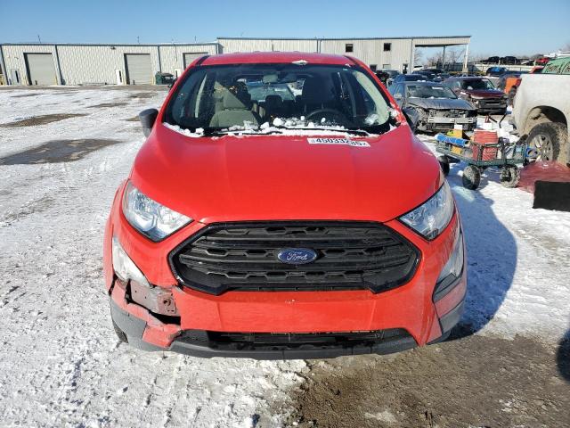  FORD ECOSPORT 2022 Red