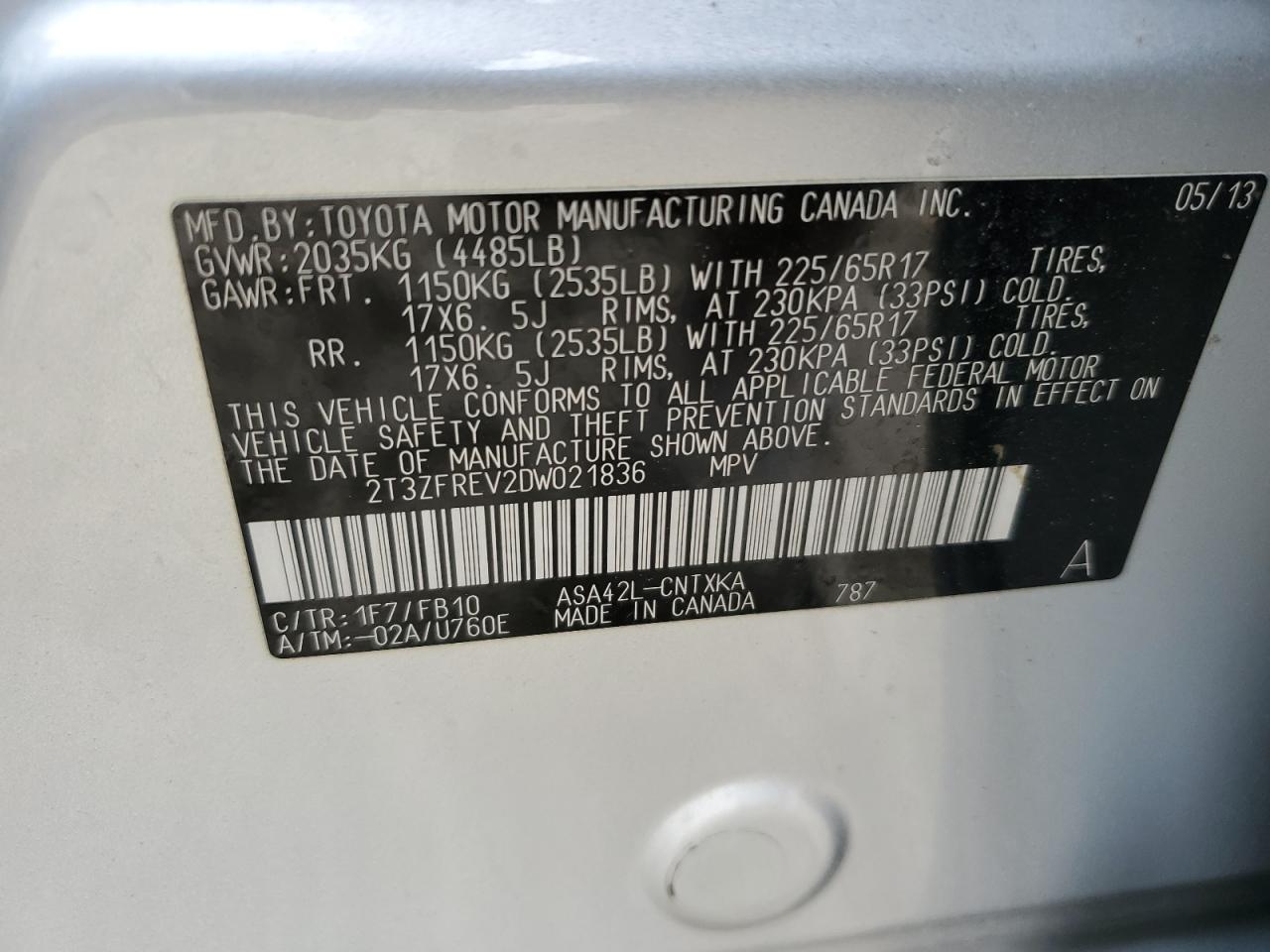 2013 Toyota RAV 4 - Image 13