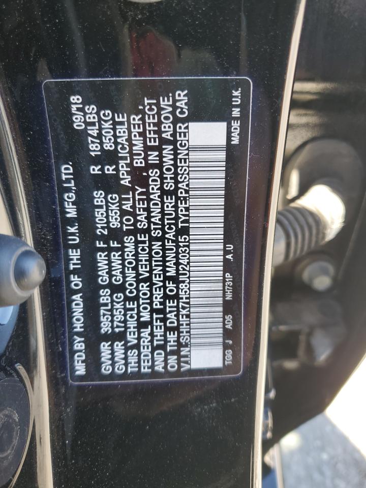 2018 Honda Civic - Image 12