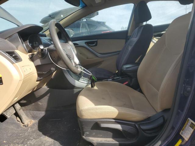 Седани HYUNDAI ELANTRA 2013 Синій