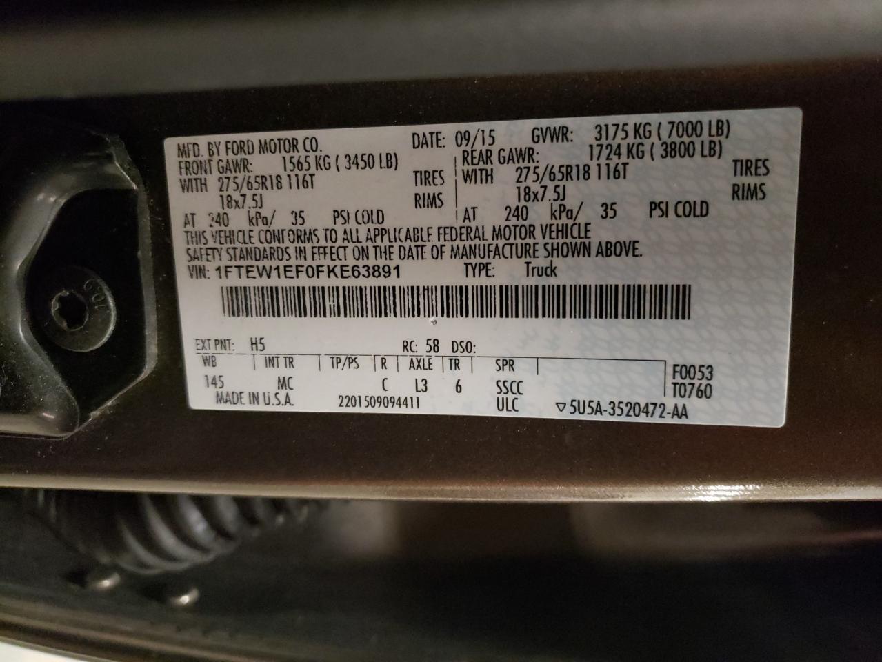 2015 Ford F-150 - Image 14