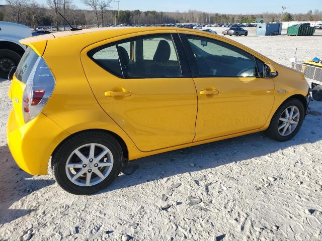  TOYOTA PRIUS 2014 Żółty