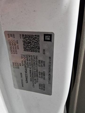 2019 CHEVROLET EXPRESS G2500 