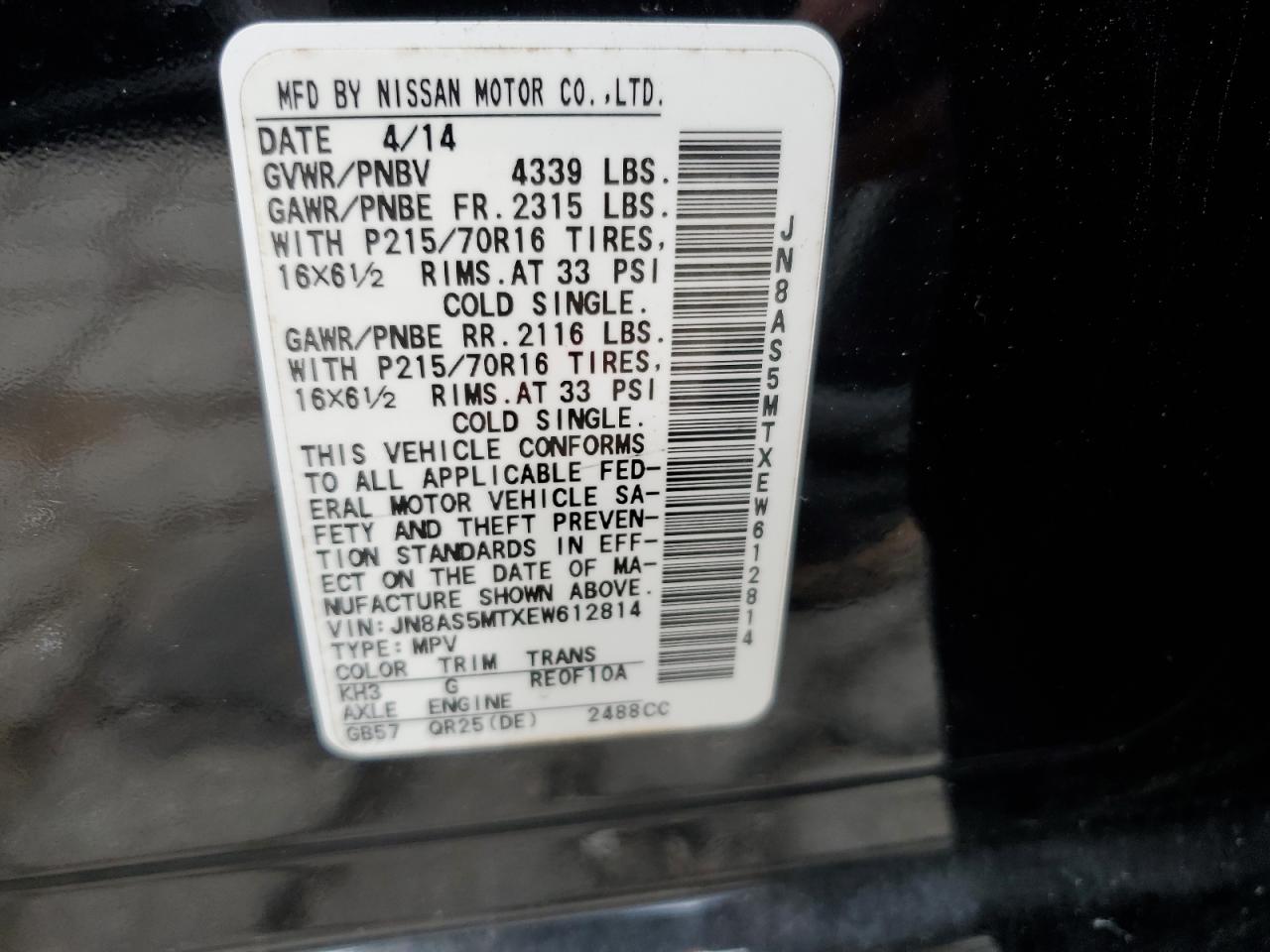 2014 Nissan Rogue - Image 13