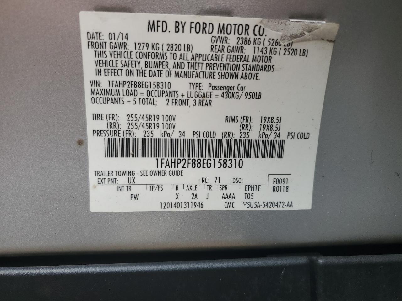 2014 Ford Taurus - Image 12