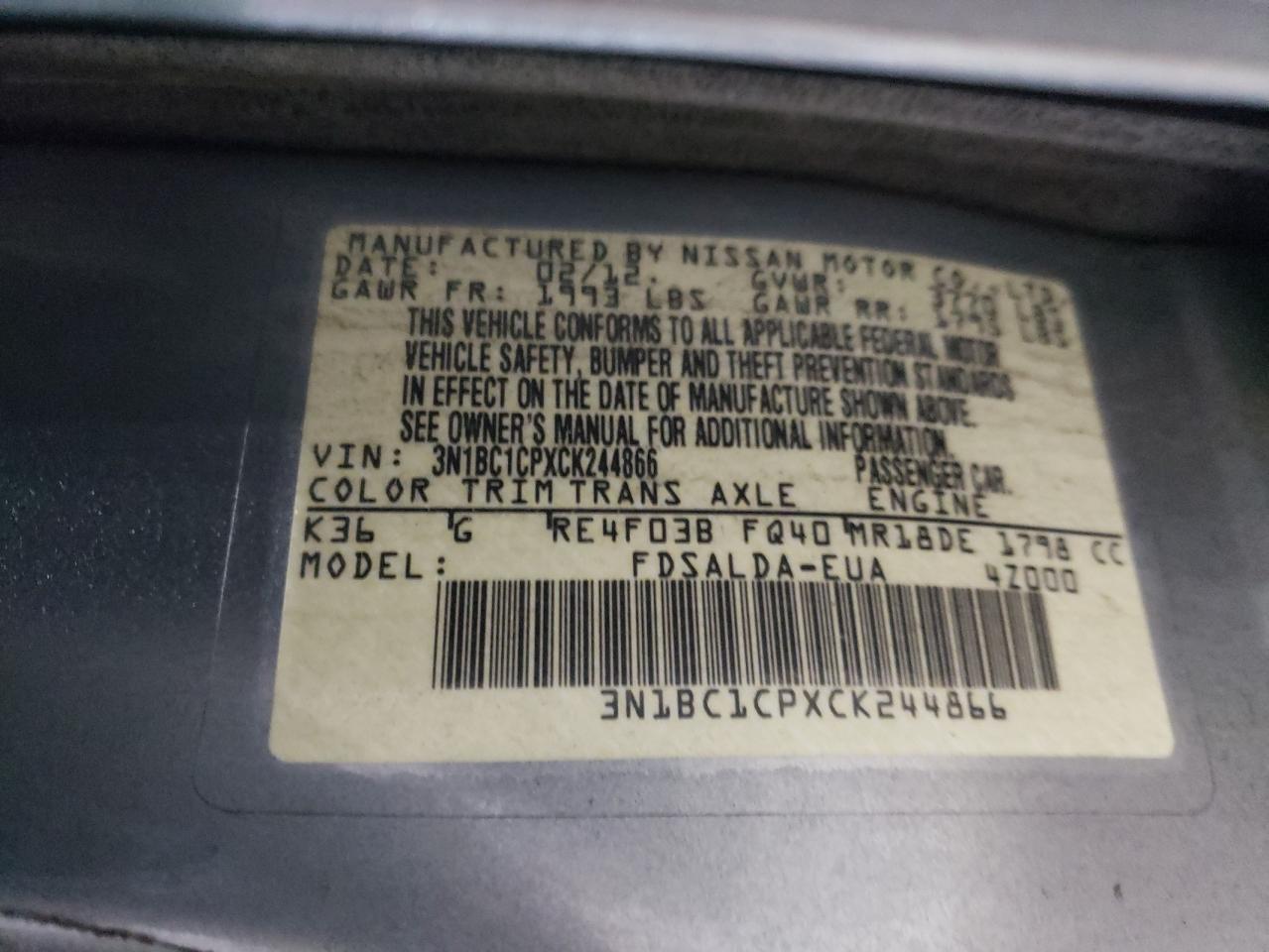 2012 Nissan Versa - Image 13