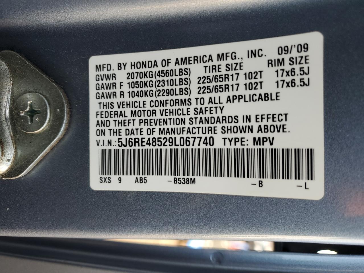 2009 Honda CR-V - Image 13