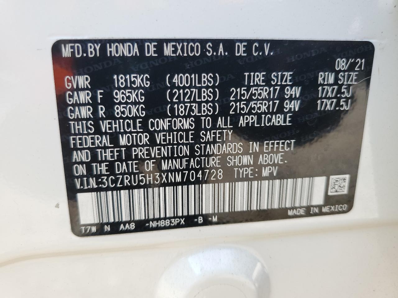 2022 Honda HR-V - Image 13