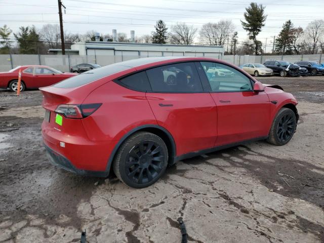  TESLA MODEL Y 2021 Czerwony